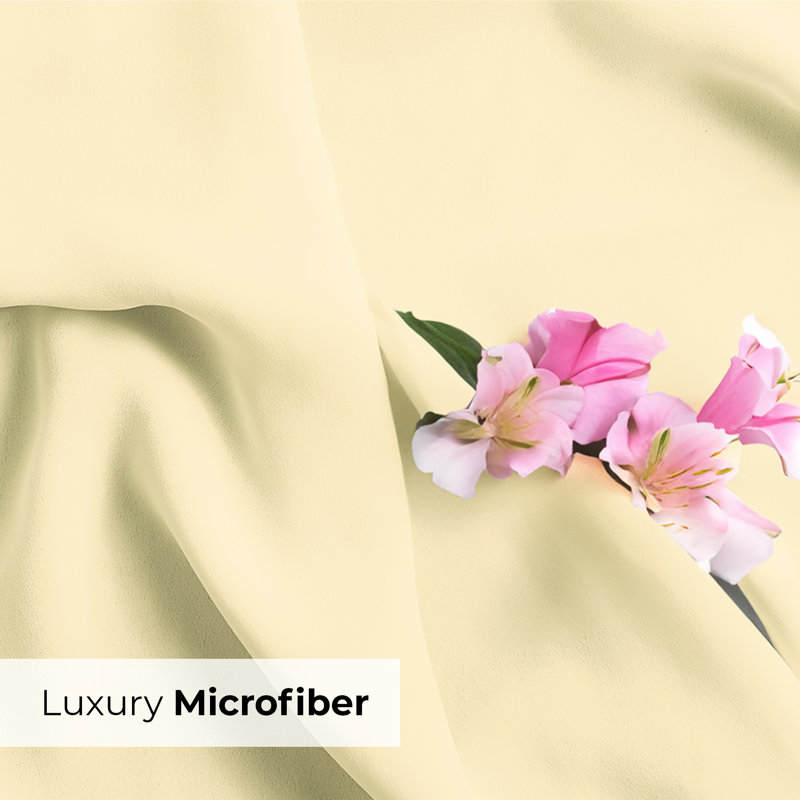 Ensemble de 4 taies d'oreiller Soft Soft, Grand lit, Blanc cassé
