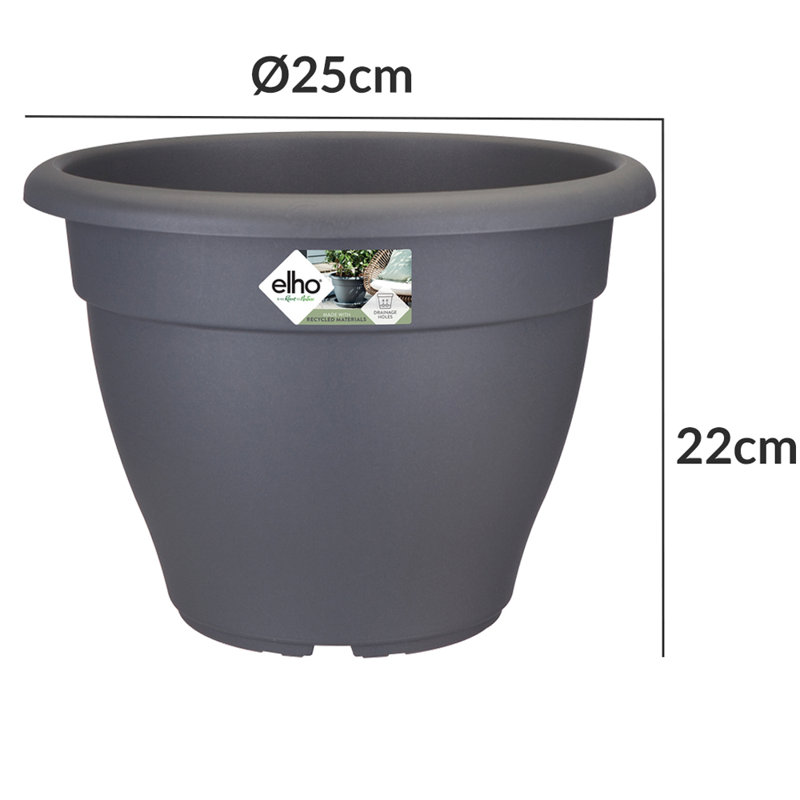 Pot Planter, 29cm H x 22cm W x 22cm D