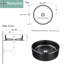 Regatta Poured Circular Vessel Bathroom Sink-46830205