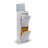 10 Gallon Modern Trash Can with Recycling Bin Combo Dual Compartment Indoor Composting Bin - Grey