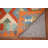 Geometric Kilim Reversible Wool Area Rug 5x6
