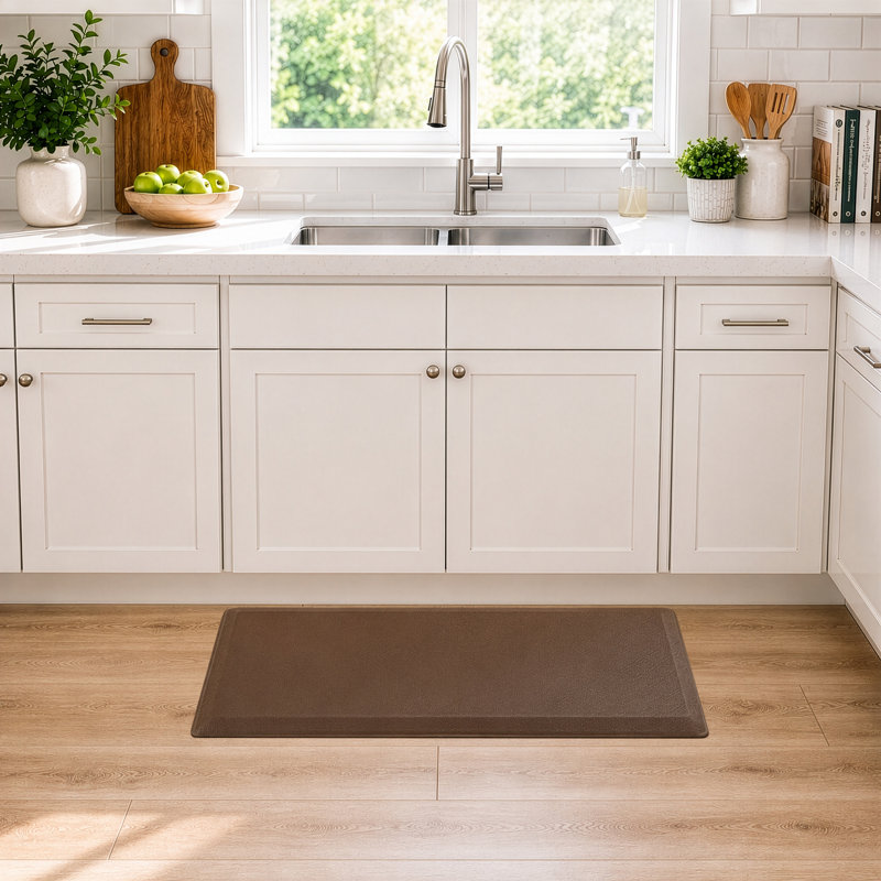 Tapis de cuisine antidérapant Allure Diamond, Brun