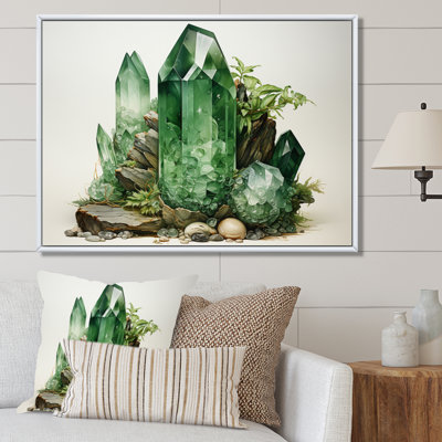 «Green Spiritual Stone Green Aventurine I», reproduction sur toile