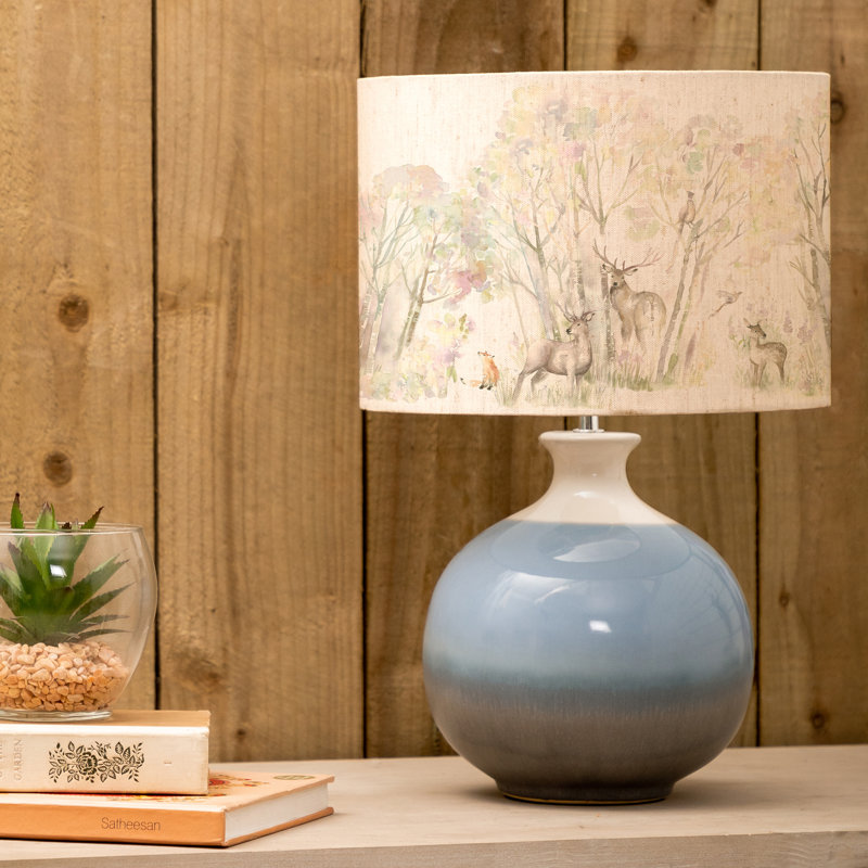 Enchanted Forest Ceramic Table Lamp