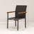 Outsunny Patio Wicker Dining Chair Set of 2