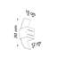 Loreto Plastic Flush Mounted Sconce-63508659