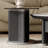 Simple round microcrystalline stone coffee table