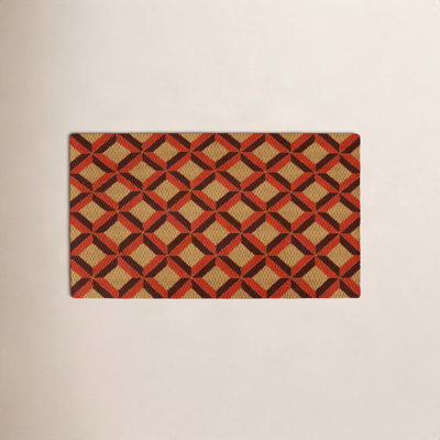 Neighburly Non-Slip Geometric Doormat