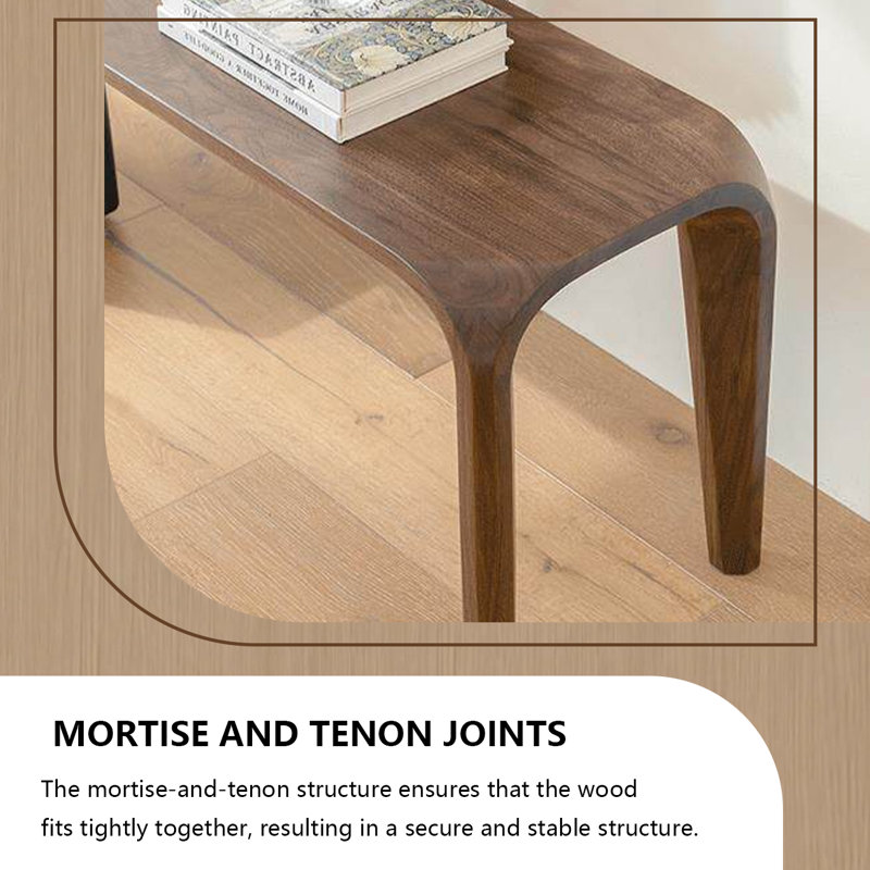 Banc tricoté noir et blanc de style moderne du milieu du siècle, 150 cm (59,06 po), pour bout de lit/tabouret à chaussures