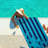 Makenna Oversized Quick Dry Starfish Striped 100% Cotton Beach Pool Towel