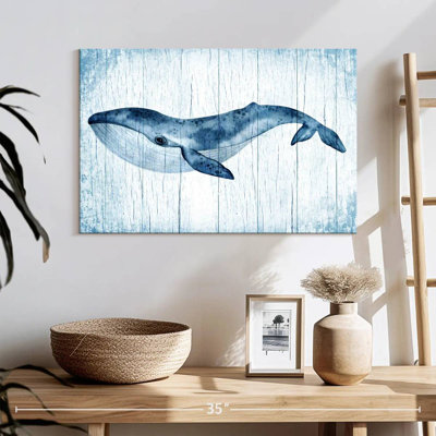 Brampt Wooden Blue Whale