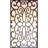 3-SHELF WITH FLOWER SHADE FLOOR Lamp