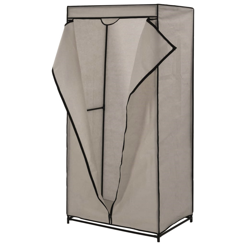 2 Door Wardrobe, Grey
