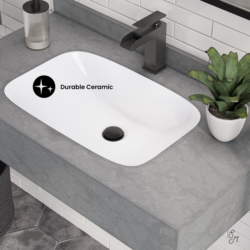 Avancer 36'' Wall Mount Sink In Charcoal Gray, Charcoal Gray