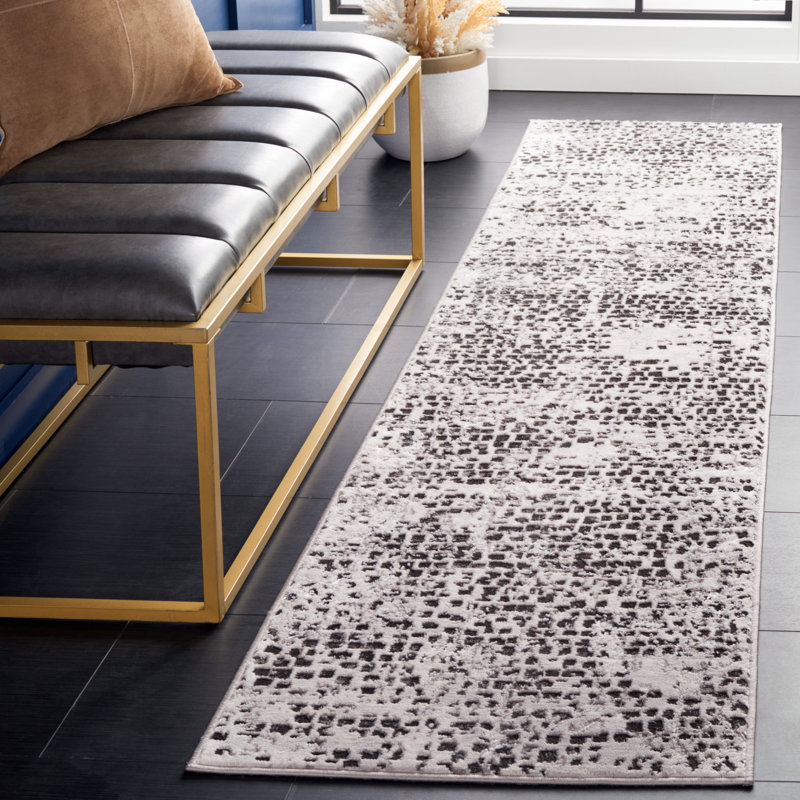 Amelia Performance Abstract Rug, Runner 2' x 8'