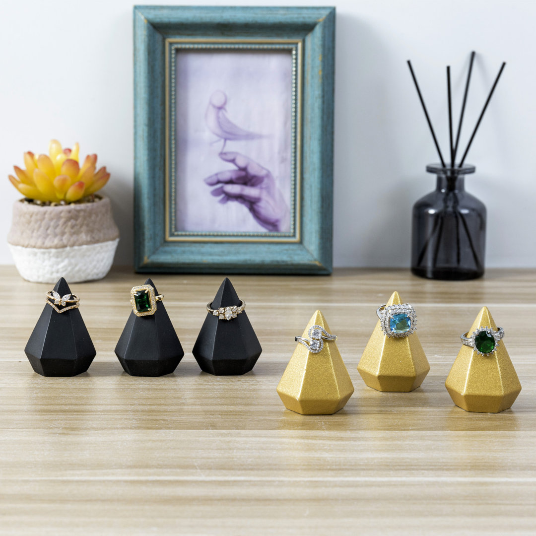 6-Piece Jewelry Storage Ring Display Stand (Set of 6) Orren Ellis