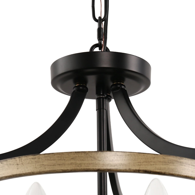 Hallvard Semi Flush Mount, Gold