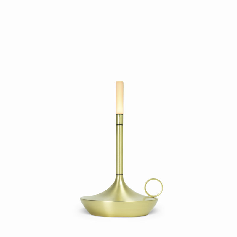 Wick S Brass, Brass, 6.5" H x 4.7" W x 4.7" D
