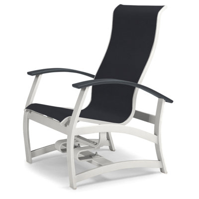 Askar Swivel Powder Coated Aluminum Outdoor Lounge Chair