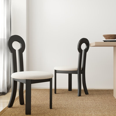 Chaise d'appoint moderne (ensemble de 2)