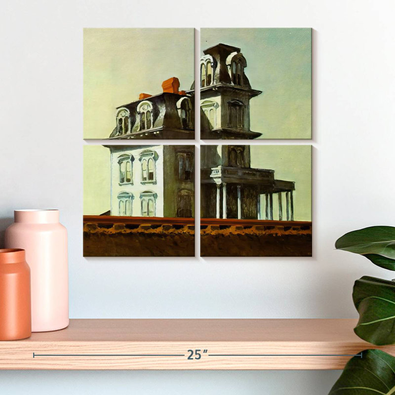 Lilie House By The Railroad, H 18 po x l 18 po