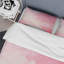 Ensemble de housse de couette or et rose Minimal Abstract River IV - Fuchsia-107147730
