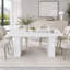 Table de salle à manger extensible moderne pour 4 à 8 personnes-2058981063