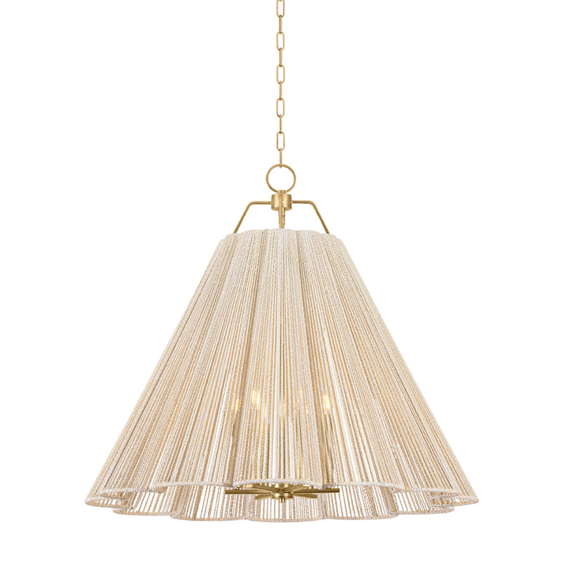 Sonoma Chandelier, Vintage Gold Leaf