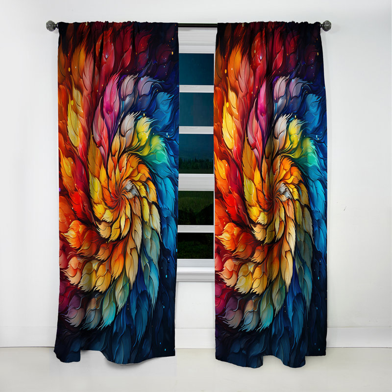 Rideau moderne - Velours obscurcissant Andelarre, L 52 po x L 108 po