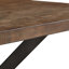 Ensemble de table de salle à manger et de chaises en métal à dossier en X de 70 po Devan-37641930-37641929