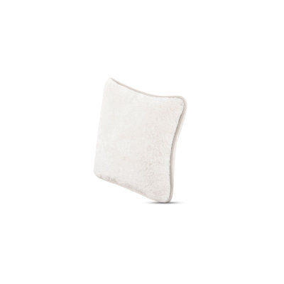 Carr 25In Cushion Faux Fur Cream