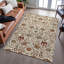 Tapis floral lavable à la machine de qualité supérieure Dahl AMF1085-1384128327