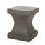 Table d'appoint en béton légère gris - moderne, sans assemblage, 17,09 po x 17,09 po x 21,56 po, pour utilisation décorative, oxyde de magnésium polyvalent, gris-870183502