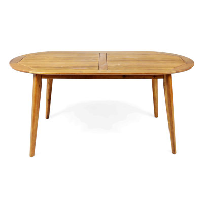 71" Versatile Backyard Table For Outdoor Dining And Leisure