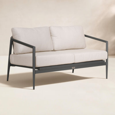 Delaine 57" Sunbrella® Patio Loveseat