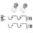 Cotner Steel Adjustable Double Curtain Rod-1067906873-1067906876