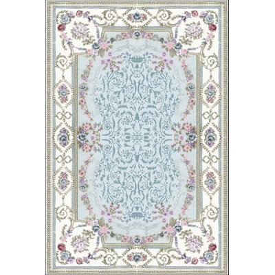 Luxueux tapis en velours de 5,2 x 7,5 pi | Tissu 100% velours, semelle 100% coton, hauteur des poils de 0,4 po | Antibactérien, antidérapant, lavable à la machine | Impression numérique 3D élégante, parfaite pour le décor du salon et de la chambre à coucher