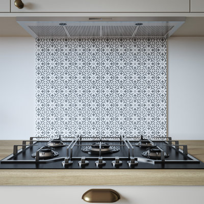 Florence Tile Aluminium Kitchen Hob Splashback