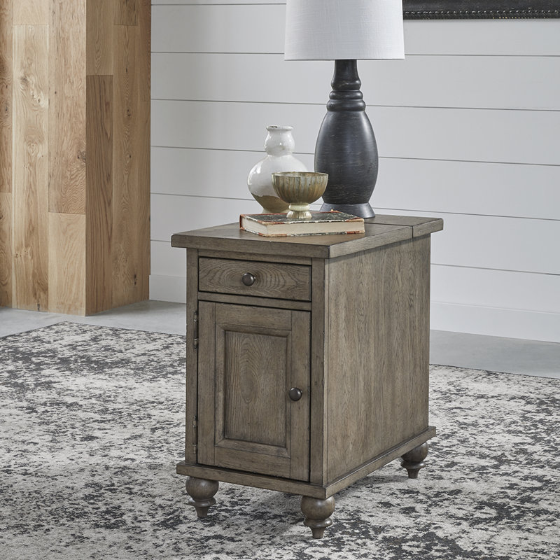 Arbrielle End Table w/ Drawer and Charging Station