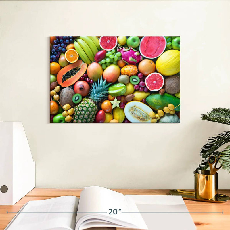 Yarlin fruits tropicaux mûres, H 8 po x l 12 po