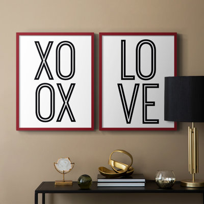 Bold Love I-Premium Framed Print -Ready to Hang - No Nails Required - No Nails Required