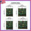 Édredon floral vert rouge-123421555