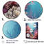 «Pink and Blue Under Water» corail sur toile-1035479472-1035479473