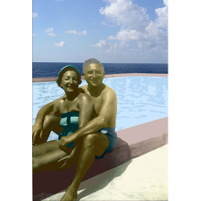 Sol And Helen Sitting Print