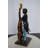 Musician Playing His Cello Bronze Statue -  Size: 8"L x 10"W x 23"H.