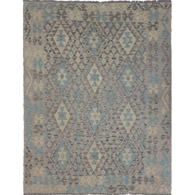 Stepanie Rectangle 154 cm x 195 cm Geometric Hand Woven Kilim
