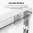 44"-48"W*72" H Semi-Frameless Double Sliding Shower Door, Shower Door, 1/4" (6Mm) Thick SGCC Tempered Glass Door-118574612