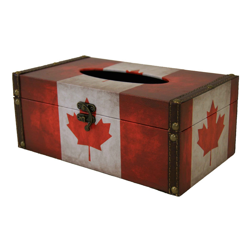 Housse de boîte de papier canadien Violette
