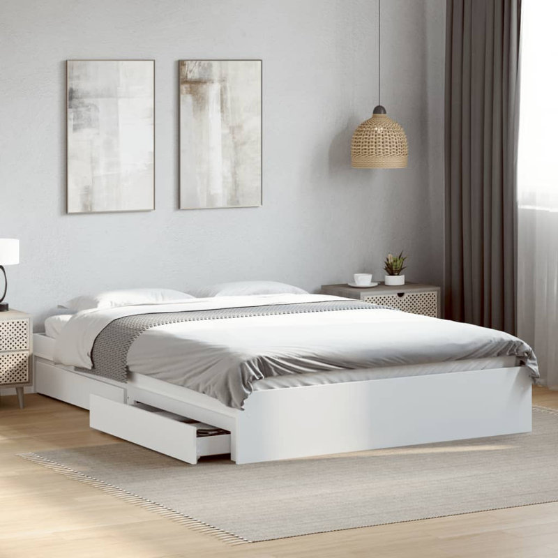 Greger Bed, 160 x 200cm, White