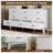 9 Drawer Wide Modern Chest Of Drawers With X-Shaped Sturdy Base-513835301